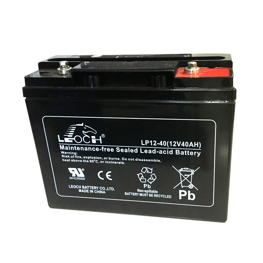 Rechargeable Lead Acid UPS Battery 12V/40AH - Leoch